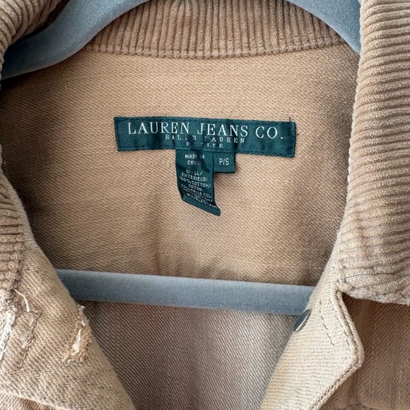 Lauren Jeans Co (Ralph Lauren) Tan Denim Jacket - Picture 3 of 4